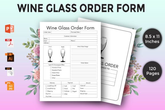 Download Wine Glass Order Form - Business Tracker - Order form Collection