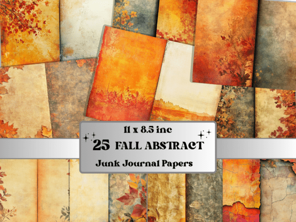 Download Abstract Autumn Mixed Media Textures - Autumn Collection