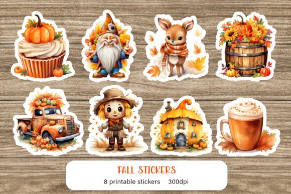 Download Fall Stickers Sublimation Autumn Sticker - Autumn Collection