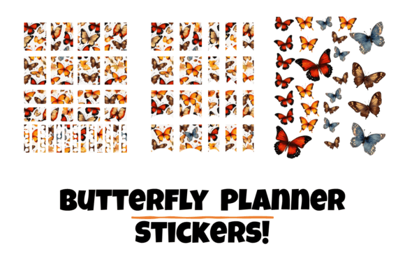 Download 🦋 Autumn Butterfly Planner Stickers - Autumn Collection