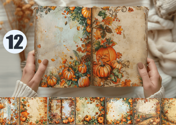 Download Cozy Autumn Junk Journal Page - Autumn Collection