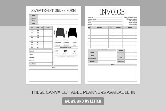Download Editable Sweatshirt Order Form Templates - Order form Collection