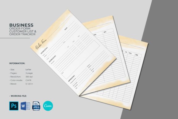 Download Business Order Form - Order form Collection