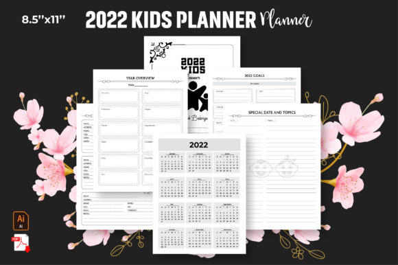 Download 2022 PLANNER for KIDS with CALENDAR - 2022 planner Collection