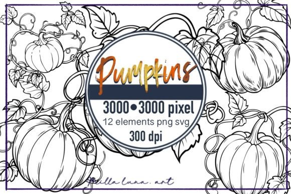 Download Pumpkins Autumn Decor Fall Graphics SVG - Autumn Collection