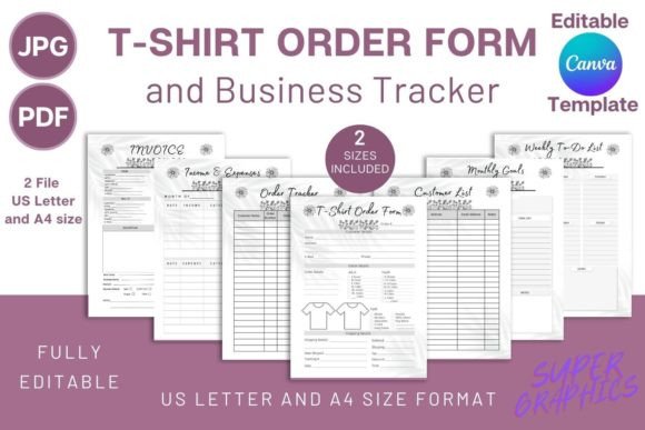 Download T-Shirt Order Form - Business Tracker - Order form Collection