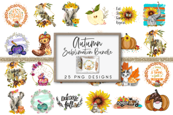 Download Autumn Sublimation Bundle Fall Graphics - Autumn Collection