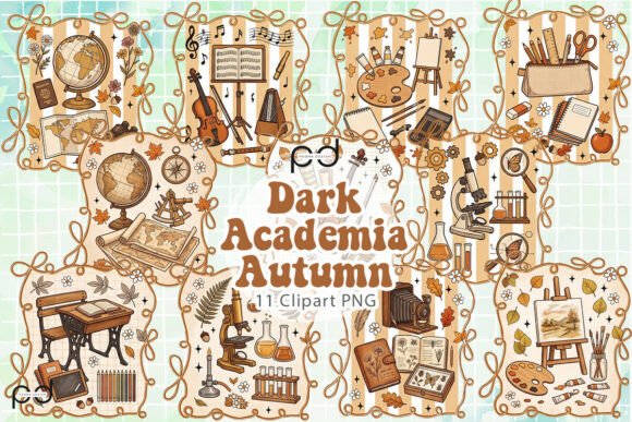Download Dark Academia Autumn Graphics - Autumn Collection