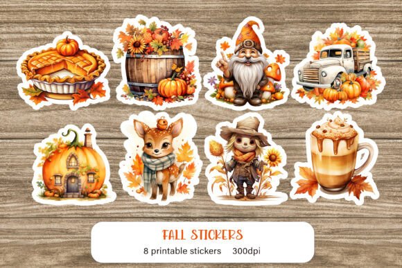 Download Fall Stickers Sublimation Autumn Sticker - Autumn Collection