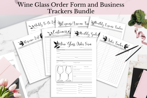 Download Wine Glass Order Form Business Trackers - Order form Collection
