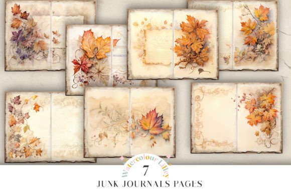 Download Autumn Junk Journal Pages - Autumn Collection