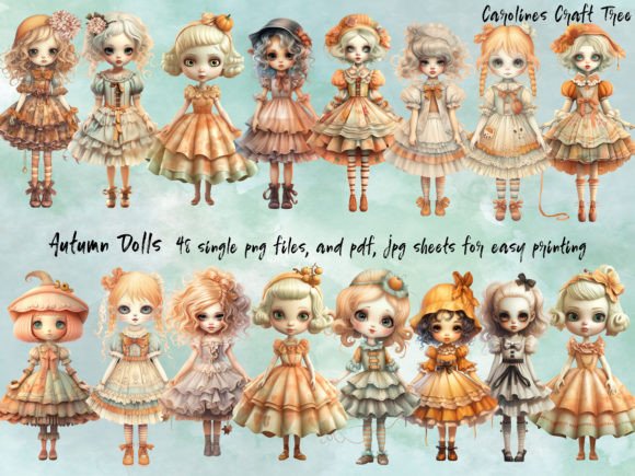 Download Autumn Doll Cutouts - Autumn Collection